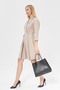 Women's Crossbody Shoulder Strap Stylish Lock Closure Black Color Shoulder Handbag - 2