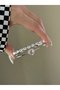 Heart Baguette Stone Double Bracelet