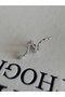 Steel Silver Stone Earcuff - 2