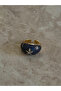 Vip Navy Blue Polar Star Detail Ring - 4