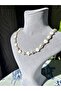 Pearl--Pink Quartz Necklace