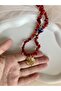 Coral Clover Necklace - 2