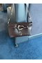 Gold Buckle Baguette Women's Shoulder Bag |   Forel - 3