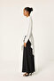 Oversize Asymmetric Shirt Collar Tunic - 5