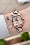 Rose Color 24 mm Women Wrist Watch with Gift Package - 3