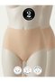 2-Piece Women's High Waist Laser Cut Bato Panties – Non-Marking, Seamless, Comfortable Underwear - 308