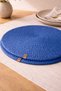 Cobalt Blue 2 Pieces 32cm Supla Plate Coasters / American Service / Plate Coasters Summer Tableware, Balcony and Garden Table Decoration - 2