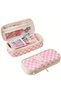 Expandable Cinnamon Multi-Section Large Capacity Pencil Case Pen Holder for Junior High School High School Students