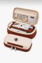 Expandable Cinnamon Multi-Section Large Capacity Pencil Case Pen Holder for Junior High School High School Students - 2