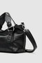 Jayden Mini Ring Detailed Handbag and Crossbody Bag Black - 6