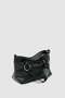 Jayden Mini Ring Detailed Handbag and Crossbody Bag Black - 4
