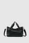 Jayden Mini Ring Detailed Handbag and Crossbody Bag Black - 2