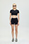 Comfort High Waist Shorts Leggings Black - 3