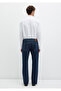 Lisbon Classic Denim Vintage Dark Indigo Blue Jean Pants 0010039-91240 - 6