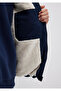 Hooded Navy Blue Puffer Vest Regular Fit / Regular Cut 0110455-82318 - 7
