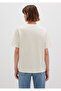Logo Printed Beige T-Shirt Regular Fit / Normal Cut 1611990-70008 - 5