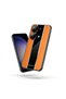 Xiaomi Poco M6 Pro Compatible Case Zebana Premium Leather Case Orange - 2