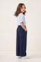 Elastic Waist Pocketed Girls' Trousers - 2