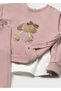 Newborn Girl Sweatshirt 2-Piece Set - 3