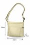 Genuine Leather, Handmade, Compartments, Internal and External Pockets, Wide Base, Tote Women's Shoulder Bag - 2