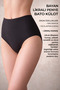 Women's Lycra Cotton Bato Panties – Soft Texture, Flexible and Everyday Comfort - Black - 4