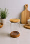 Corki Glass Storage Container with Cork Base