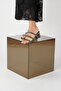 Stylish Patent Leather Shiny High-Heeled Stone Slippers That Can Be Worn with Anything. - 4