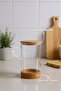 Corki Glass Storage Container with Cork Base - 2