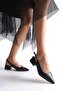 Black Matte Women's Heeled Shoes Tr16Ms04A - 8