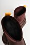 Women's Bitter Brown Winter Fur Lined Thick Sole Boots Tr04Mk04D - 6