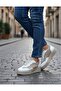 Ba0802 Cream Suede High Sole Men's Casual Shoes - 3