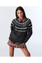 Embroidered Jacquard Sweater - 2