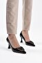 Women's Black Patent Leather Shoes Tr08Ms09A