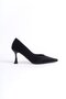 Women's Black Satin Stiletto Tr08Ms27D - 4