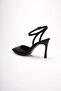Elegant Stone Detailed Thin Heeled Ankle Strap Women's Shoes - 8
