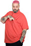 Mode XL Large Size Men's Classic Pique Polo Neck T-Shirt with Pockets 20552 Mercan - 3