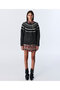 Embroidered Jacquard Sweater - 6