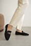 Women's Black Buckle Detailed Shoes Tr27Ms02A - 4