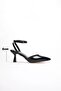 Women's Black Patent Leather Heeled Shoes Tr03Ms02A - 3