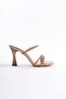 Women's Stoned Rose Heeled Slippers Ob0100K - 8