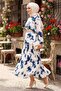 Pleated Skirt Satin Double Set 1693 - 4