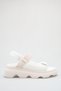 Women's White Daily Orthopedic Sole Ergonomic Comfortable Lightweight Stylish Velcro Adjustable Buckle Sandals - 4