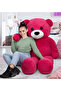 "Add Joy to Every Moment with a 180 cm Teddy Bear!" Fuchsia - 2