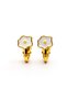 Compression Children's Earrings with Rose Design for Non-Pierced Ears