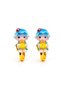Non-Pierced Earrings for Children with Baby Cat Design Suitable for Children Without Pierced Ears - 2