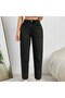 Women's High Waist Mom Jeans Pants 100% Cotton No Stretch - 4