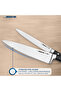 6-Piece Knife Set with Wooden Block Stainless Steel Kitchen Knives Set - 4