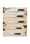 6-Piece Knife Set with Wooden Block Stainless Steel Kitchen Knives Set - 7