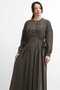 Molly Nelly Women's Side Tie Long Dress - 7