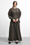 Molly Nelly Women's Side Tie Long Dress - 6